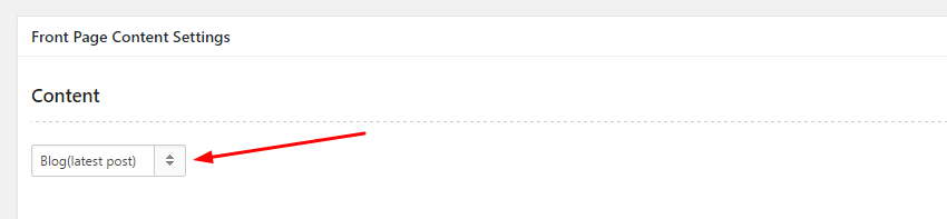 NewsTube-FrontpageContentSettings